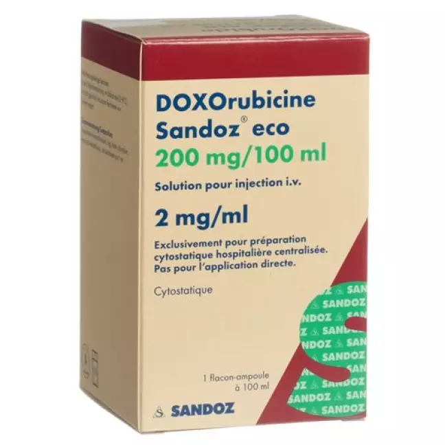 Doxorubicin Sandoz eco Inj Lös 200 мг/100 мл 100 мл Doxorubicin Sandoz eco Inj Lös 200 мг/100 мл 100 мл