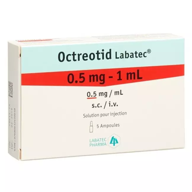 Октреотид Labatec Inj Lös 0,5 мг/мл 5 ампер 1 мл Октреотид Labatec Inj Lös 0,5 мг/мл 5 ампер 1 мл