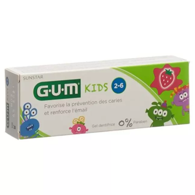 GUM SUNSTAR дитяча зубна паста полуниця 50 мл