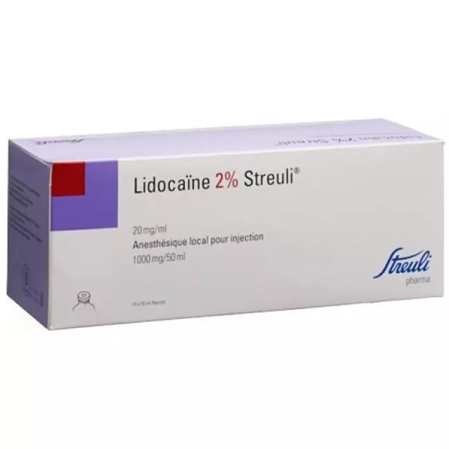 Lidocaine Streuli 2% Inj Lös 1 г/50 мл (флакони) Сер. Lidocaine Streuli 2% Inj Lös 1 г/50 мл (флакони) Сер.