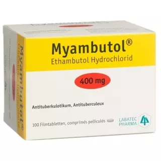 Myambutol Filmtable 400 мг Бліст 100 шт