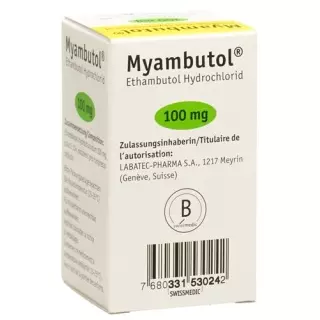 Myambutol Filmtable 100 мг Fl 100 шт