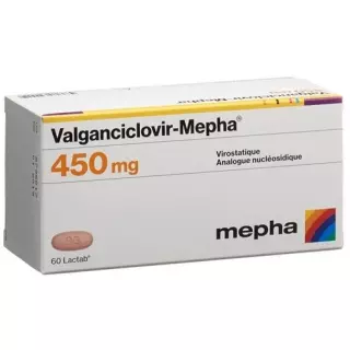 Валганцикловир Мефа 450 мг 60 таблеток покрытых оболочкой