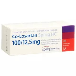 Co-Losartan Spirig HC Filmtable 100/12,5 мг 98 шт