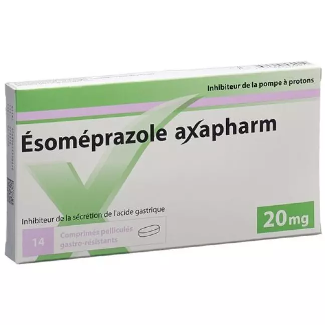 Езомепразол Аксафарм Фільмтабл 20 мг 30 шт Езомепразол Аксафарм Фільмтабл 20 мг 30 шт