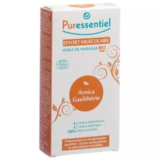 Органічне масажне масло Puressentiel для напружених м&#39;язів Arnica Winter
