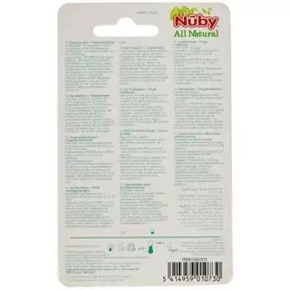 Зубна щітка і зубна паста Nuby All Naturals 20 г