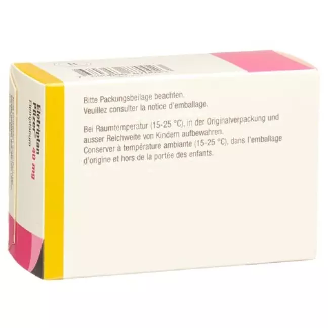 Eletriptan Pfizer Filmtable 40 мг 6 шт