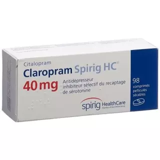 Claropram Spirig HC плівка таблетки 40 мг 98 шт