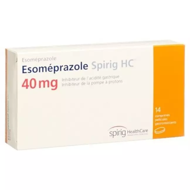 Esomeprazole Spirig HC Filmtabl 40 мг Ds 100 шт Esomeprazole Spirig HC Filmtabl 40 мг Ds 100 шт