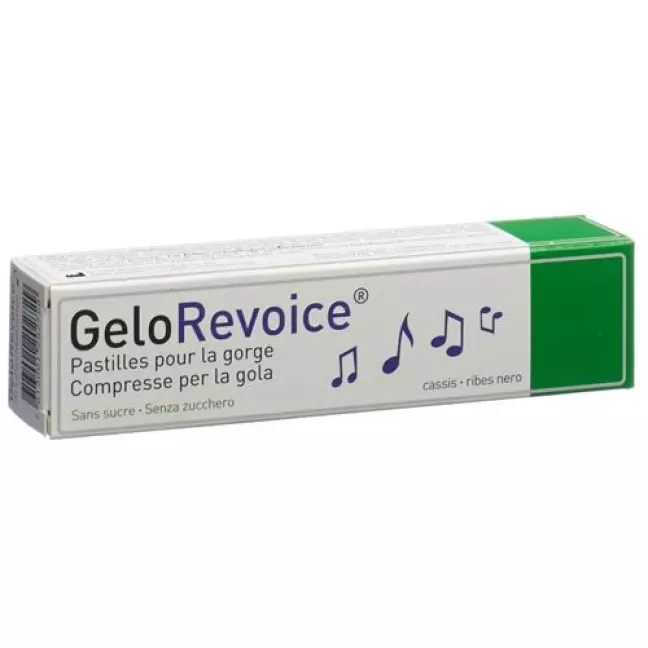Таблетки від горла GeloRevoice Cassis-Menthol 20 шт