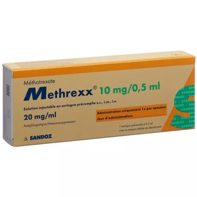 Methrexx Inj Lös 10 мг/0,5 мл Ферцпр 0,5 мл Methrexx Inj Lös 10 мг/0,5 мл Ферцпр 0,5 мл