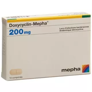 Доксициклін-Мефа таблетки 200 мг 10 шт