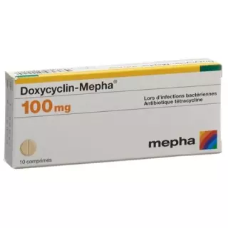 Доксициклін-Мефа таблетки 100 мг 10 шт