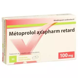 Метопролол Аксафарм Рет таблетки 100 мг 100 шт