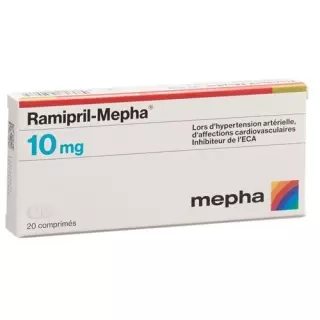 Рамиприл Мефа 10 мг 20 таблеток