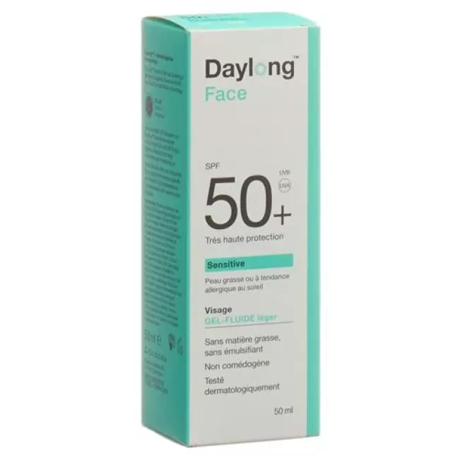 Денний гель-крем/флюїд для чутливого обличчя SPF50+ Tb 50 мл