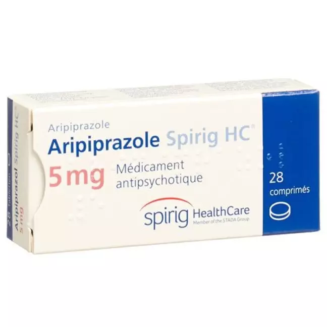 Aripiprazole Spirig HC таблетки 5 мг 28 шт Aripiprazole Spirig HC таблетки 5 мг 28 шт