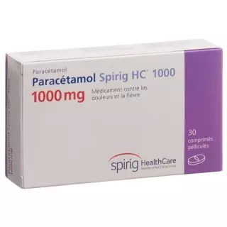 Paracetamol Spirig HC Filmtable 1000 мг 30 шт