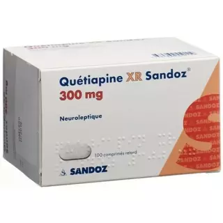 Кветіапін XR Sandoz Ret таблетки 300 мг 100 шт