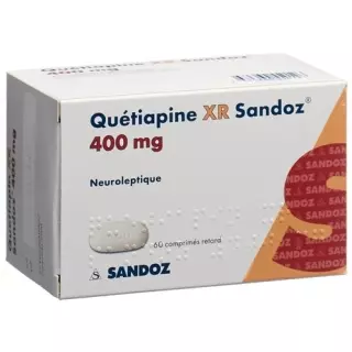 Кветіапін XR Sandoz Ret таблетки 400 мг 60 шт