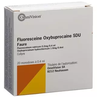 Флуоресцеїн Оксибупрокаїн SDU Фор 0,4% 20 х 0,4 мл