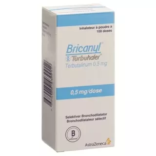 Bricanyl Turbuhaler Inh Plv 0,5 мг 100 доз