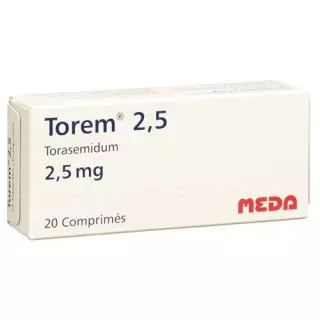 Торем таблетки 2,5 мг 20 шт