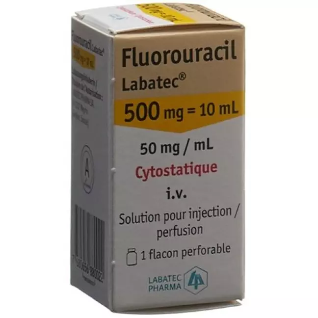 Fluorouracil Labatec Inj Lös 500 мг/10 мл Діаметр 10 мл Fluorouracil Labatec Inj Lös 500 мг/10 мл Діаметр 10 мл