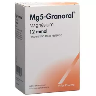 Mg5-Granoral Gran 12 ммоль персик-абрикос пакетик 10 шт