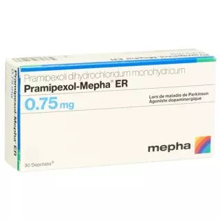 Праміпексол-Мефа ЕР Депотабс 0,75 мг 30 шт
