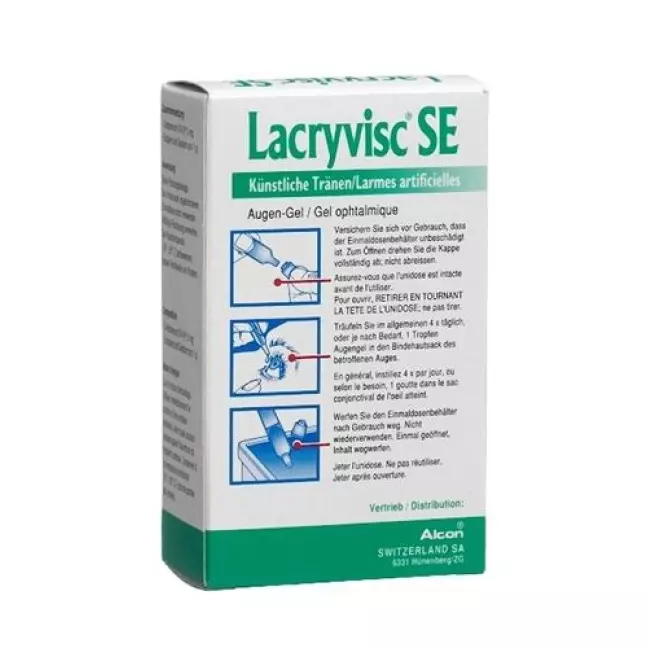 Lacryvisc SE гель для очей 20 од. 0,5 г Lacryvisc SE гель для очей 20 од. 0,5 г