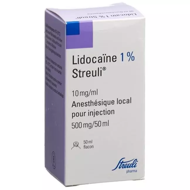 Lidocaine Streuli 1% Inj Lös 500 mg/50ml (флакони) Dur Lidocaine Streuli 1% Inj Lös 500 mg/50ml (флакони) Dur