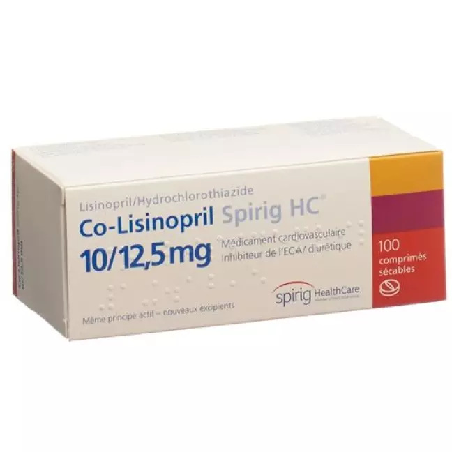 Co-Lisinopril Spirig HC Tabl 10/12,5 мг 100 шт.