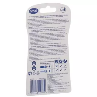 Роли Scholl Velvet Smooth Pedi сильні морські мінерали 2 шт