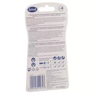 Ролики Scholl Velvet Smooth Pedi надзвичайно міцні Diamond 2 шт