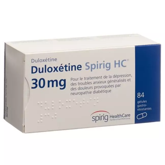Duloxetine Spirig HC капсули 30 мг 84 шт Duloxetine Spirig HC капсули 30 мг 84 шт