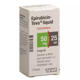 Epirubicin-Teva рідина Inj Konz 50 мг/25 мл Сер