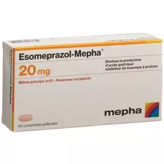 ЕЗОМЕПРАЗОЛ Мефа плівка таблетки 20 мг