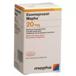 Езомепразол-Мефа Filmtabl 20 мг Ds 100 шт