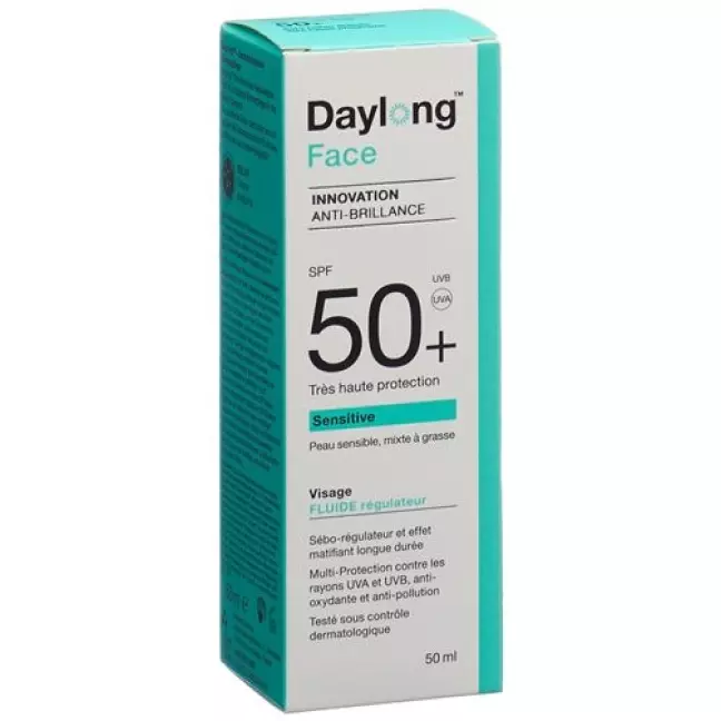 Daylong Sensitive Face Regulating Fluid SPF50+ Disp 50 мл
