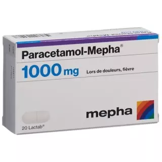 Парацетамол-Мефа Лактаб 1000 мг 100 шт