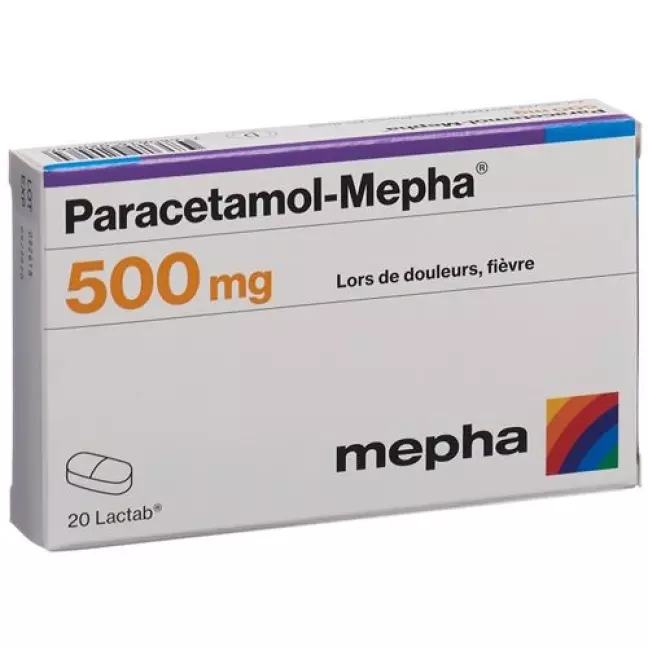 Парацетамол-Мефа Лактаб 500 мг 100 шт Парацетамол-Мефа Лактаб 500 мг 100 шт