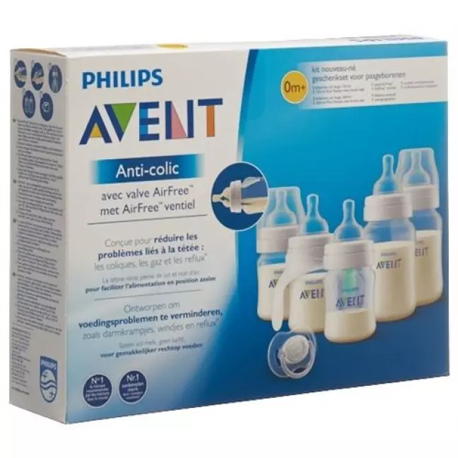 Набір для новонароджених Avent Philips Anti-Colic Bottles з AirFree V