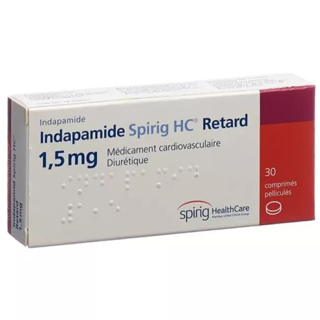 Indapamide Spirig HC Ret Filmtabl 1,5 мг 30 шт Indapamide Spirig HC Ret Filmtabl 1,5 мг 30 шт