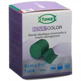 Ідеальний бинт Flawa Nova Color 6смx5м зелений