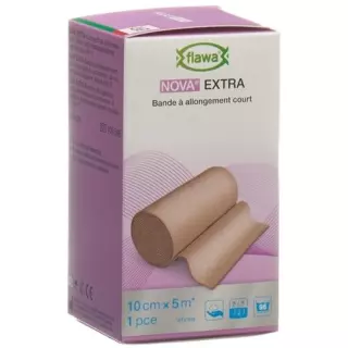 Flawa Nova Extra коротка пов&#39;язка 10 см х 5 м кольору шкіри