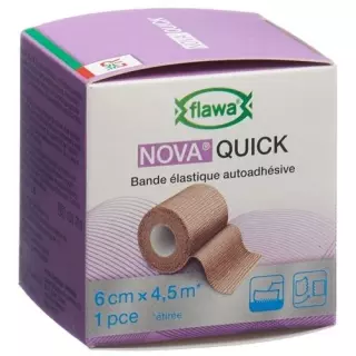 Flawa Nova Quick cohesion бандаж 6 см x 4,5 м, без латексу