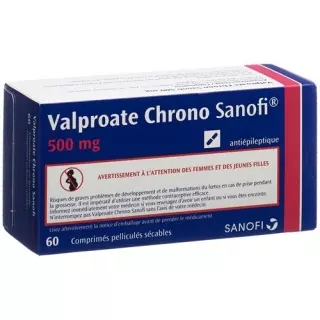 Valproate Chrono Sanofi Filmtable 500 мг 60 шт