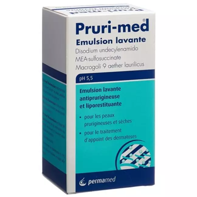 Pruri-med Емульсія для вмивання, що знімає свербіж і зволожує шкіру с Pruri-med Емульсія для вмивання, що знімає свербіж і зволожує шкіру с